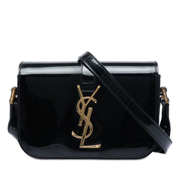 Saint Laurent Handbags - Pre-Loved Saint Laurent Small Patent Monogram Universite Crossbody